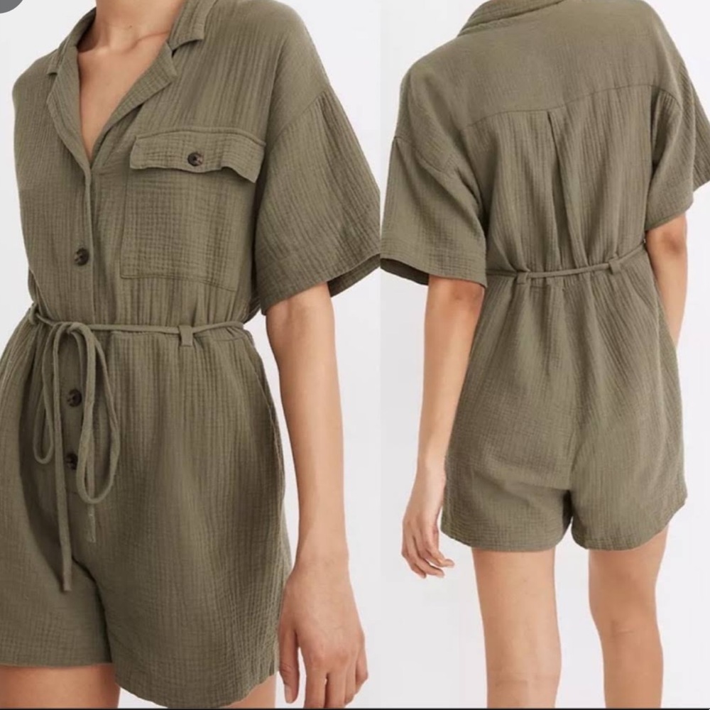 Madewell lightspun romper